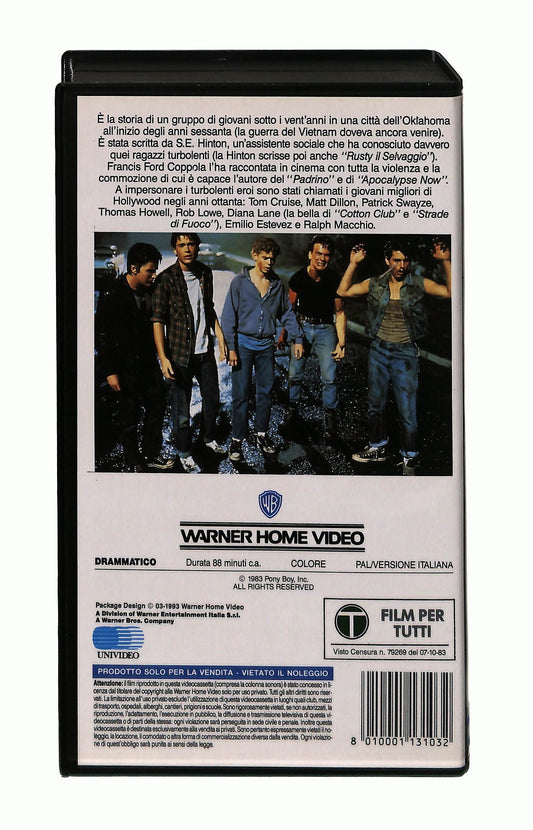 EBOND I Ragazzi Della 56a Strada Gli Scudi Wb VHS VH002803