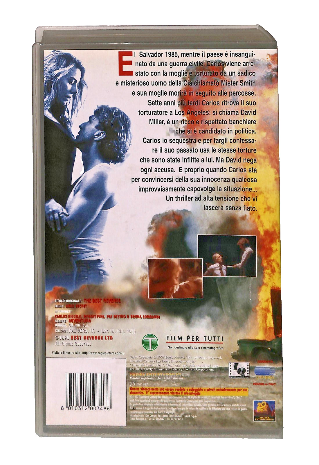 EBOND Vendetta Assassina Fox VHS VH002957