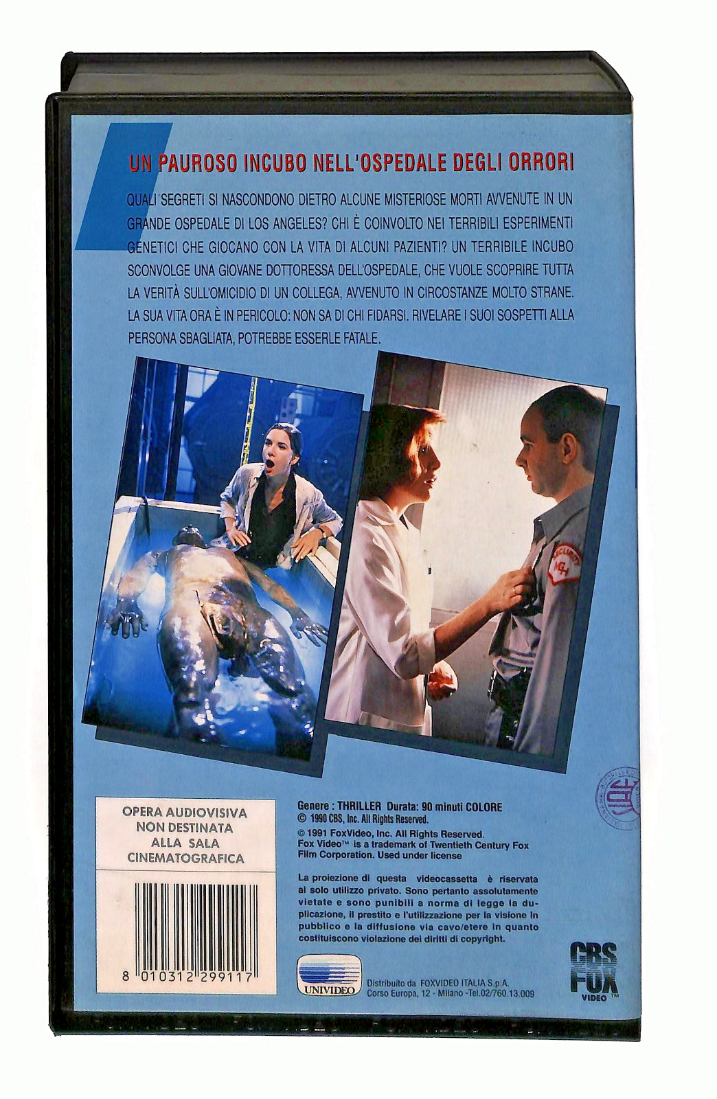 EBOND Donor Esperimenti Genetici Cbs Fox VHS VH002968