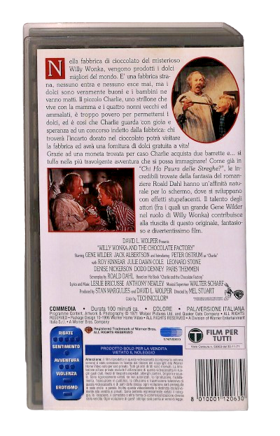 EBOND Willy Wonka e La Fabbrica Di Cioccolato Gli Scudi Wb VHS VH003012
