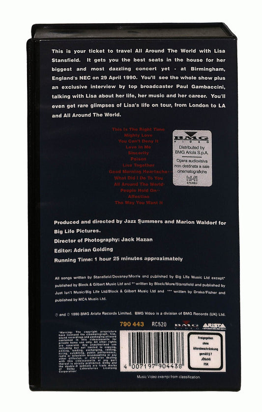 EBOND Lisa Stanfield All Around The World Live No Ita VHS VH003034