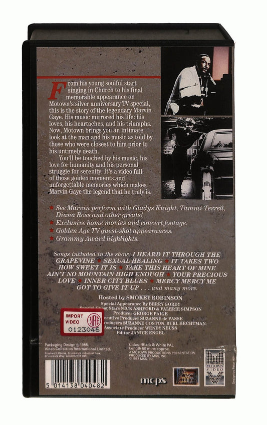 EBOND Ebon Marvin Gaye The Video Collection No Ita VHS VH003036