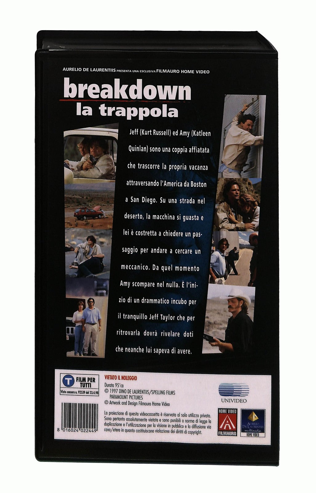 EBOND Breakdown La Trappola Filmauro VHS VH003068