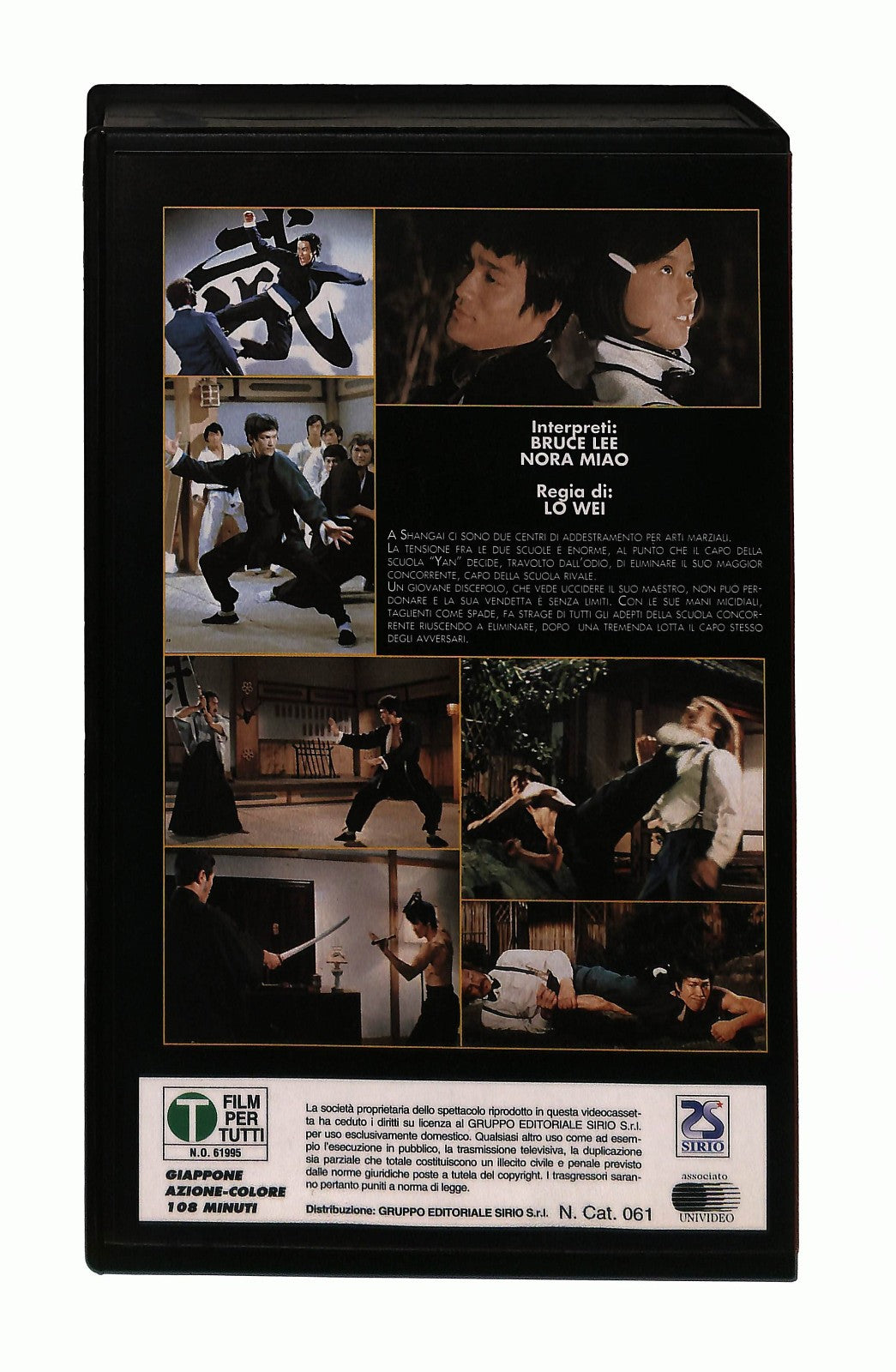 EBOND Dalla Cina Con Furore Bruce Lee VHS VH003211