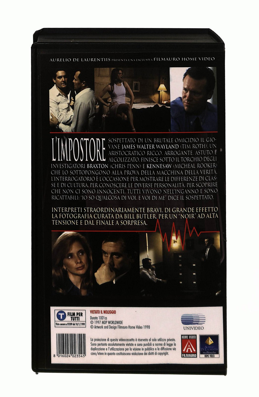 EBOND L Impostore Filmauro VHS VH003221