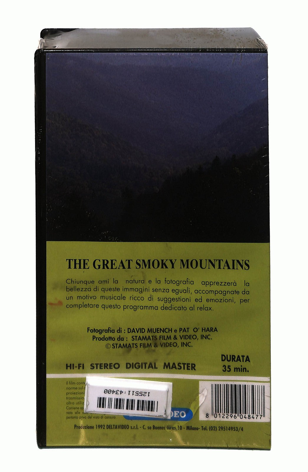 EBOND The Great Smoky Mountains New Age Music Deltavideo Italiano VHS VH003265