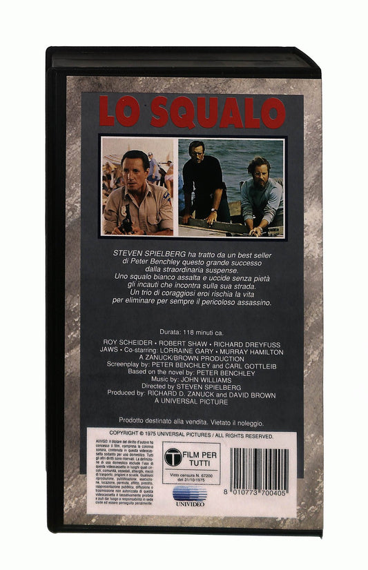 EBOND Lo Squalo Universal Cic VHS VH003361