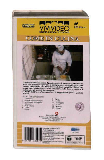 EBOND Come In Cucina Salse e Fondi Di Cottura Vivivideo VHS VH003371