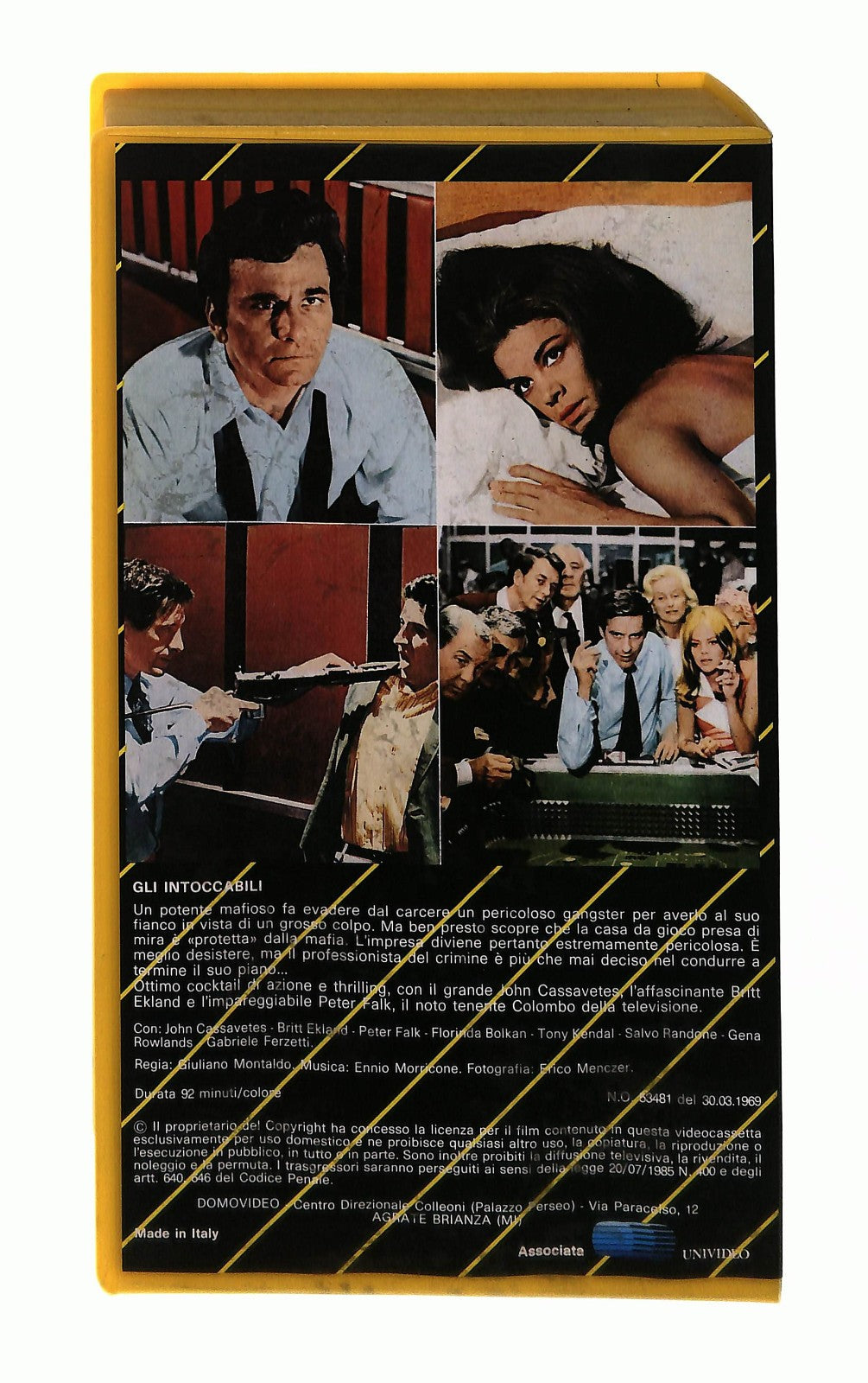 EBOND Gli Intoccabili Domovideo VHS VH003419