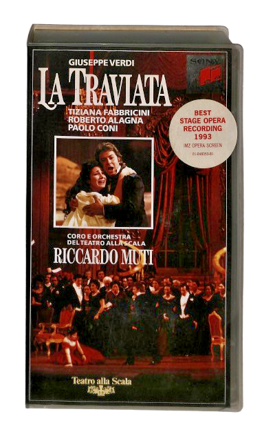 EBOND La Traviata Verdi Teatro Alla Scala Sony VHS VH003437