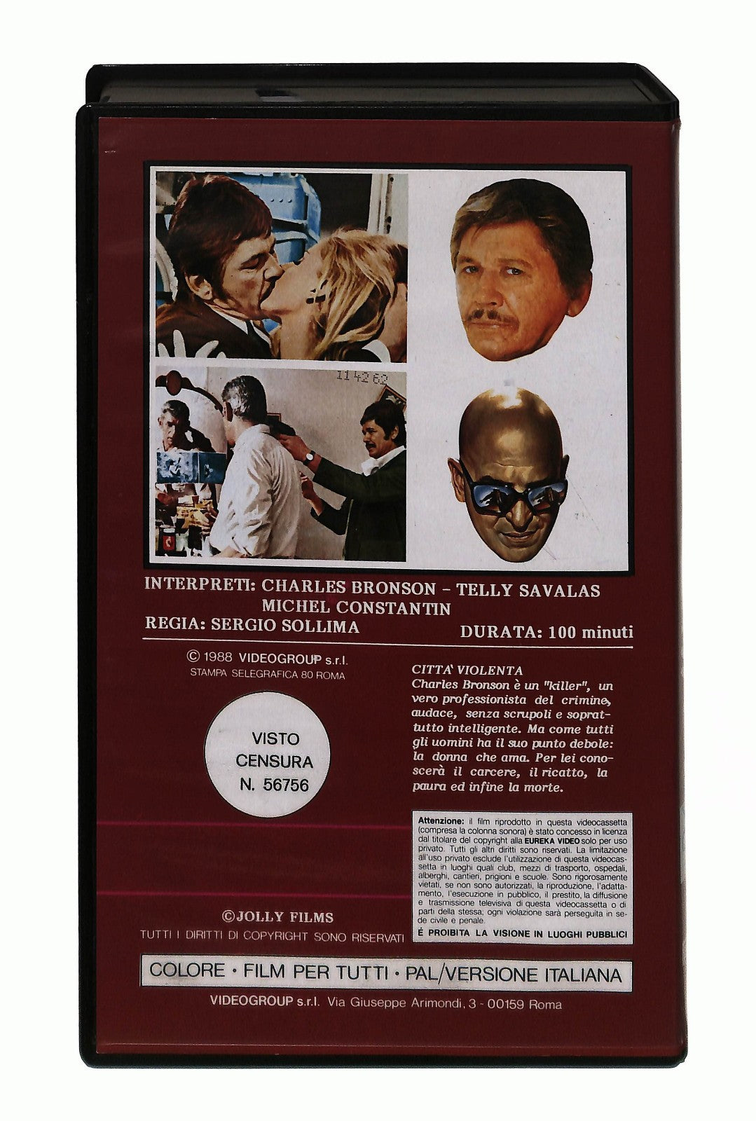 EBOND Citta Violenta Video Group VHS VH003453