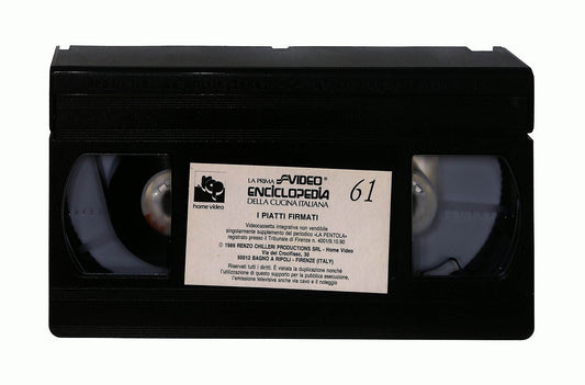 EBOND La Prima Video Enciclopedia Della Cucina Italiana 61 Chilleri VHS VH003470
