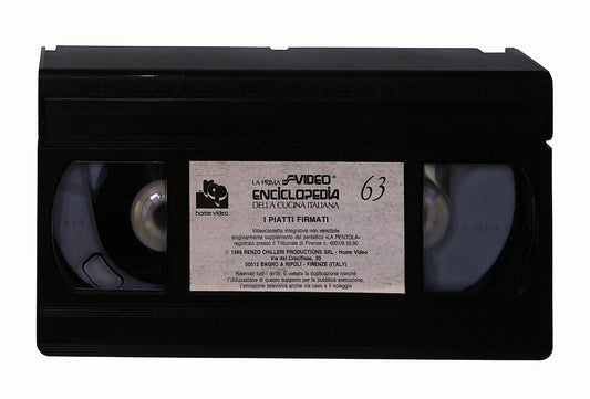 EBOND La Prima Video Enciclopedia Della Cucina Italiana 63 Chilleri VHS VH003518