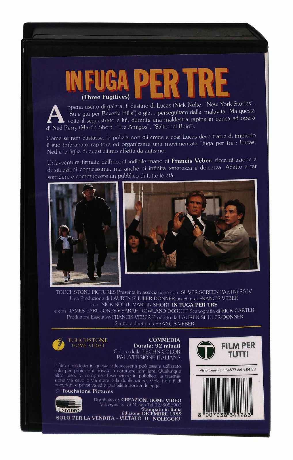 EBOND Ebon In Fuga Per Tre Touchstone VHS VH003527
