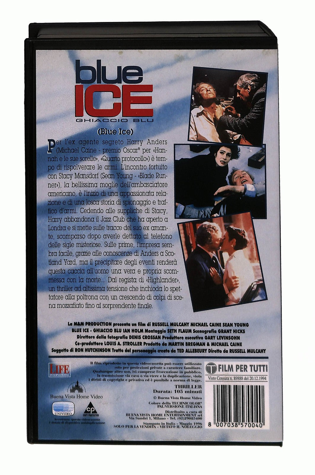 EBOND Blue Ice Ghiaccio Blu Buena Vista Home Video VHS VH003555