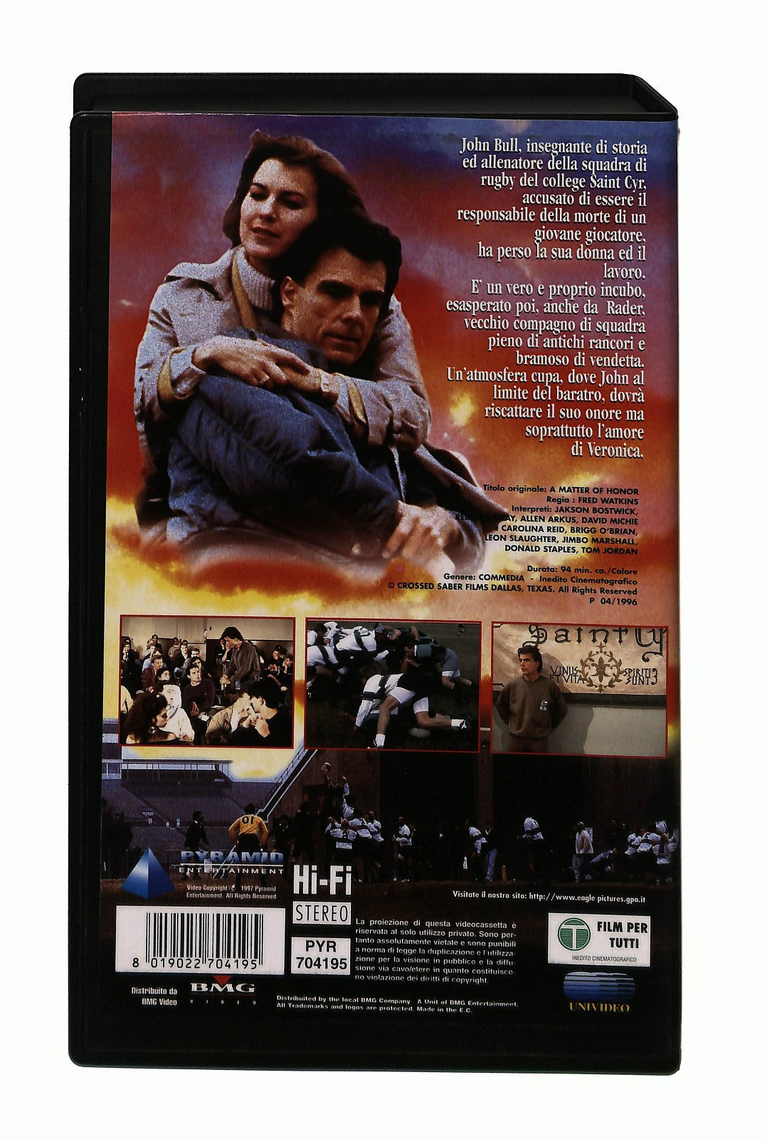 EBOND Una Questione d Onore Bmg Eagle Pyramid VHS VH003576