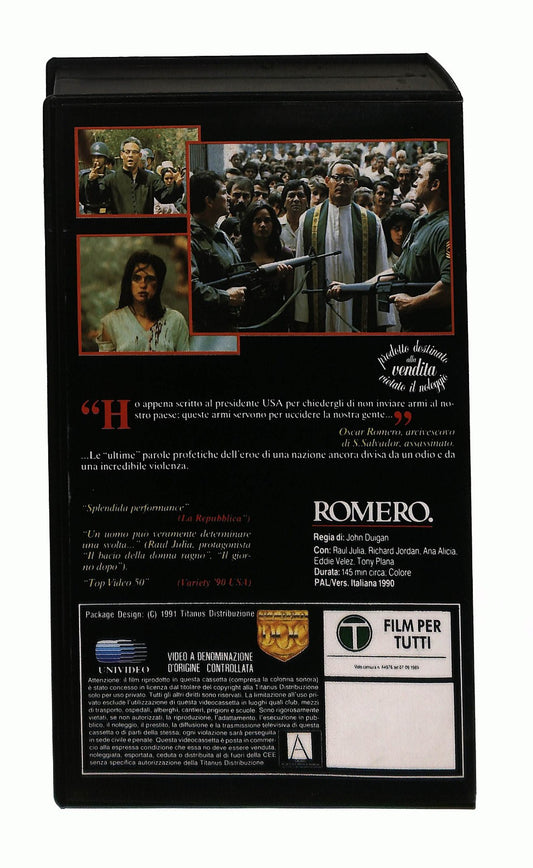 EBOND Raul Julia e Romero Videogram VHS VH003606