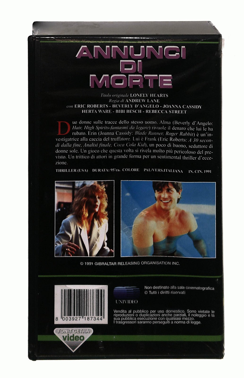 EBOND Annunci Di Morte Fonit Cetra Video VHS VH003726