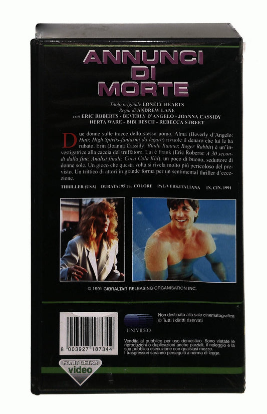EBOND Annunci Di Morte Fonit Cetra Video VHS VH003726