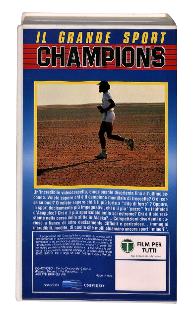 EBOND Il Grande Sport Champions Sport Curioso Domovideo VHS VH003765
