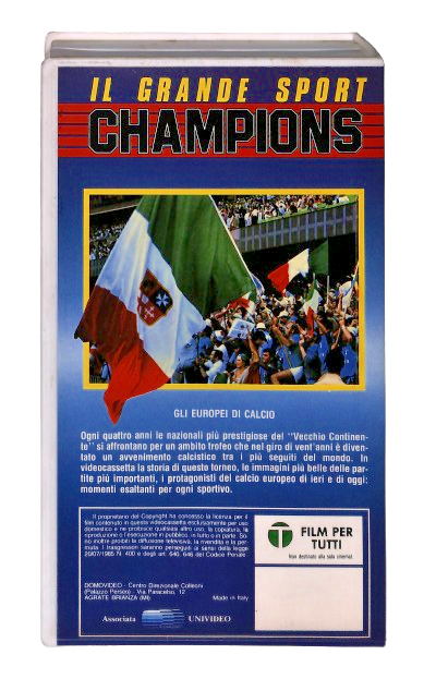 EBOND Il Grande Sport Champions Gli Europei Di Calcio Domovideo VHS VH003781