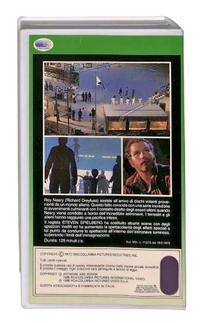 EBOND Incontri Ravvicinati Del Terzo Tipo Edizione Speciale VHS VH004073