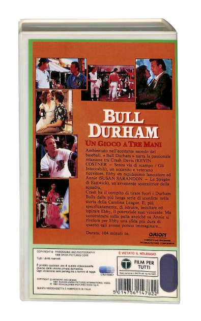 EBOND Bull Durham Columbia Winners VHS VH004112
