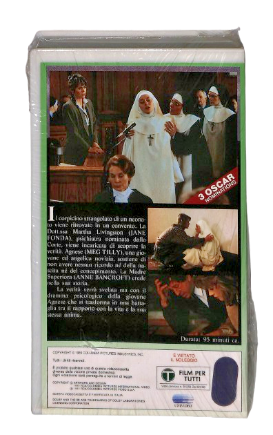 EBOND Agnese Di Dio Columbia Winners VHS VH004263
