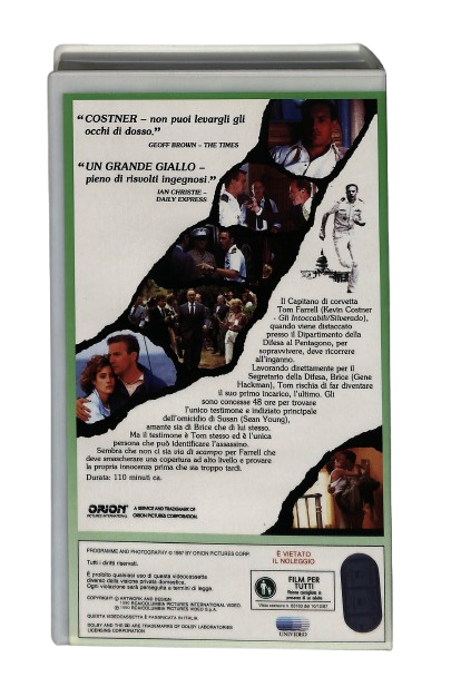 EBOND Senza Via Di Scampo Columbia Winners VHS VH004324