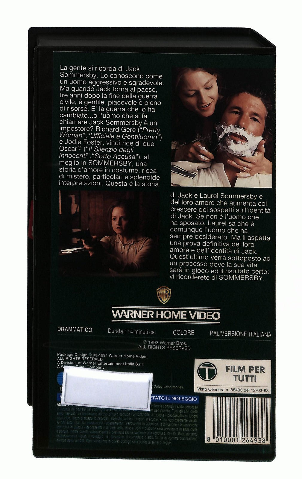 EBOND Sommersby Gli Scudi Wb VHS VH004374