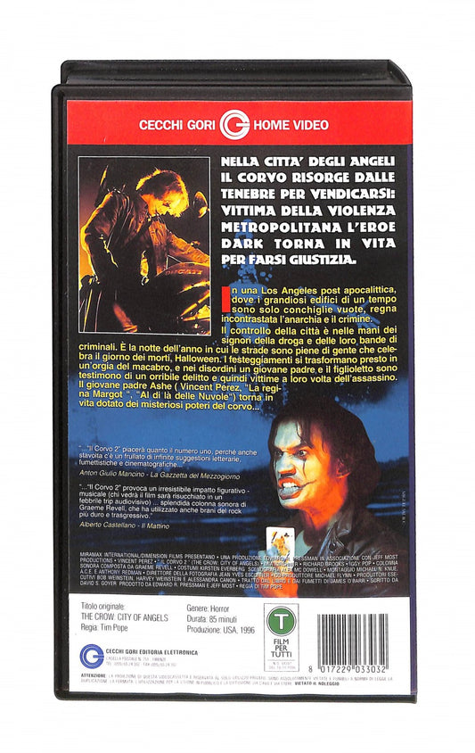 EBOND Il Corvo 2 Cecchi Gori Home Video VHS VH004414