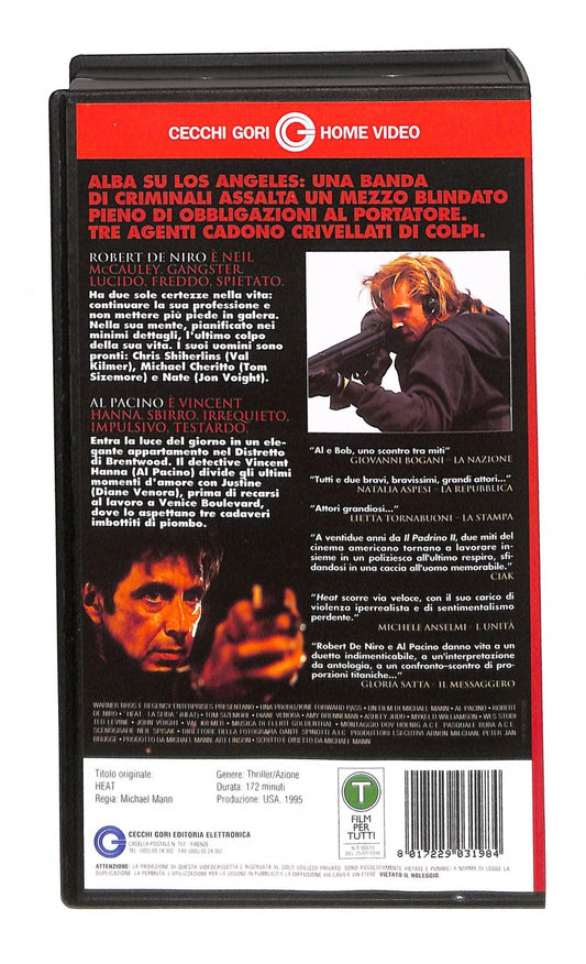 EBOND Heat La Sfida Cecchi Gori Home Video VHS VH004417