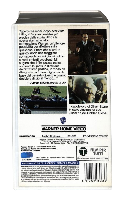 EBOND Jfk Un Caso Ancora Aperto Gli Scudi Wb 2 VHS VH004553