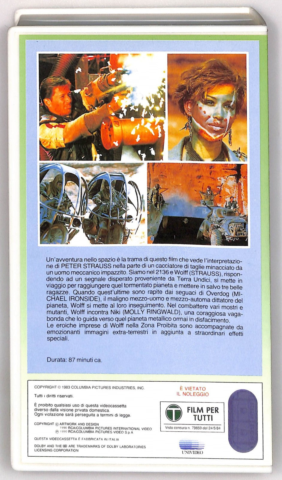 EBOND Il Cacciatore Dello Spazio Columbia Winners VHS VH004574