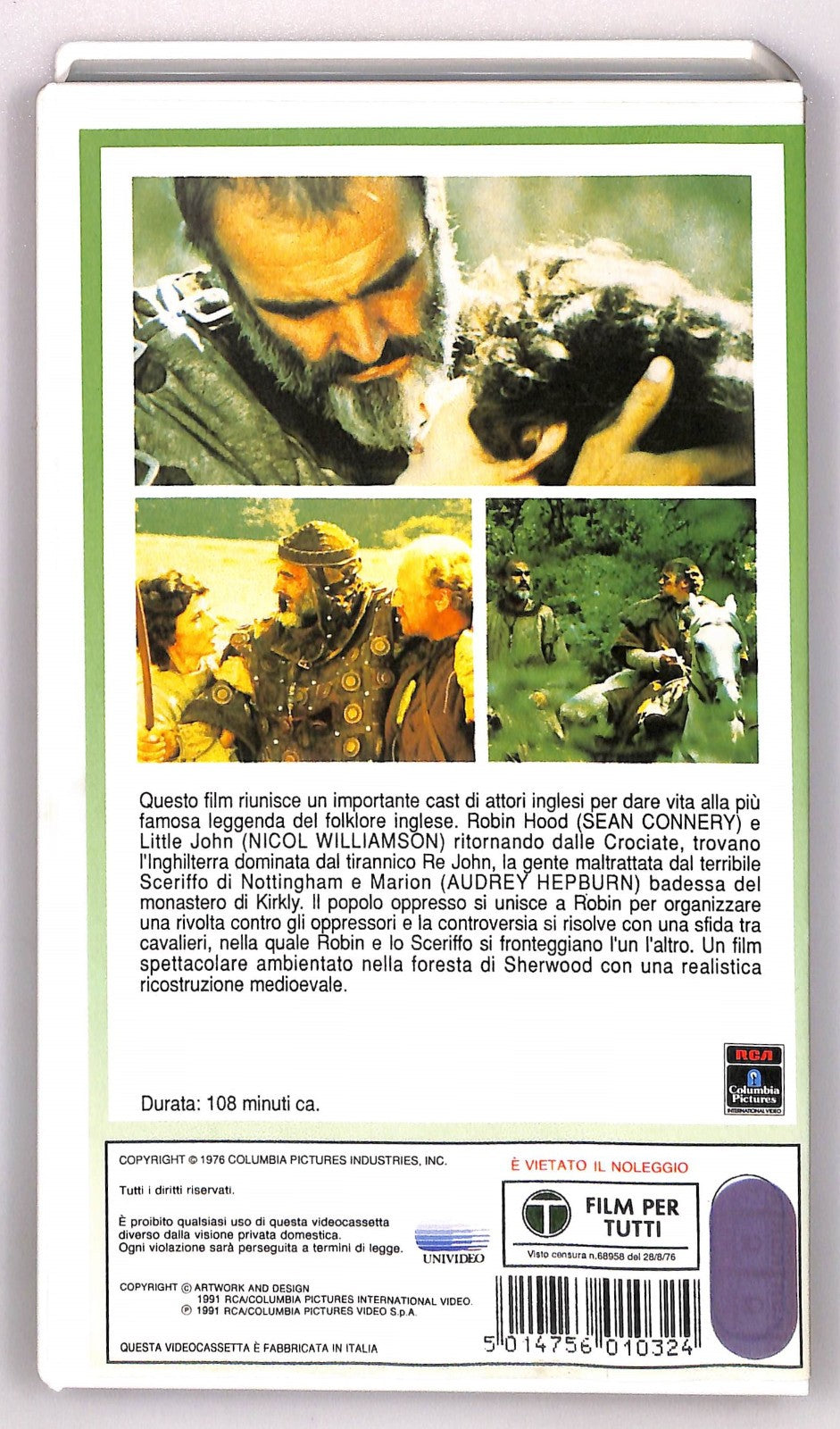 EBOND Robin e Marian Columbia Winners VHS VH004577