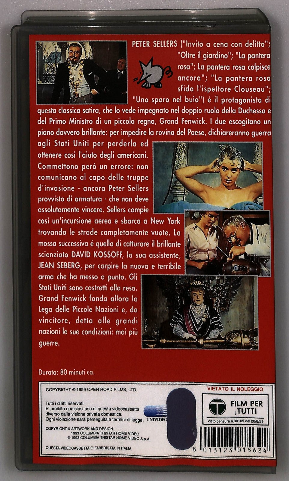 EBOND Il Ruggito Del Topo Columbia Winners VHS VH004814