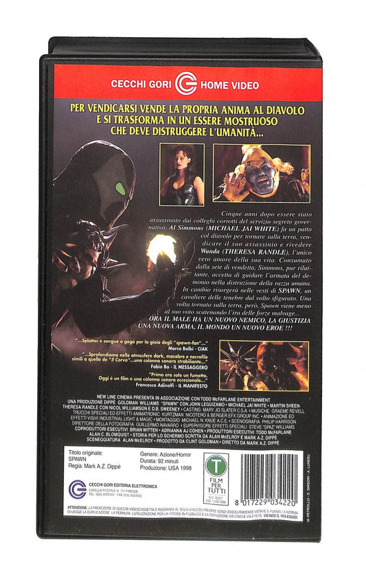 EBOND Spawn Cecchi Gori Home Video VHS VH004871