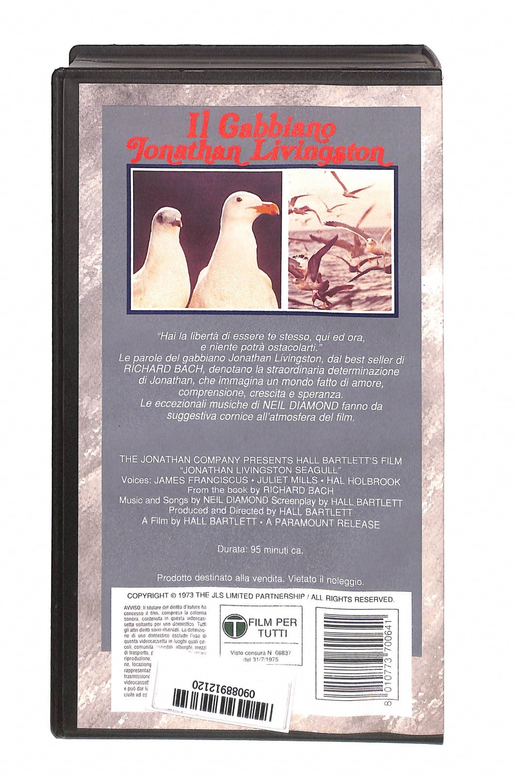 EBOND Il Gabbiano Jonathan Livingston Paramount Cic VHS VH004966