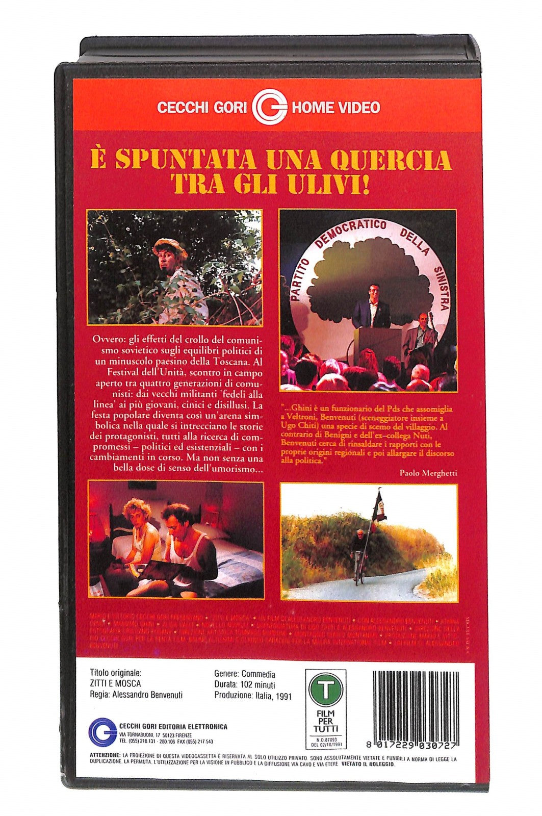 EBOND Zitti e Mosca Cecchi Gori Home Video VHS VH005018