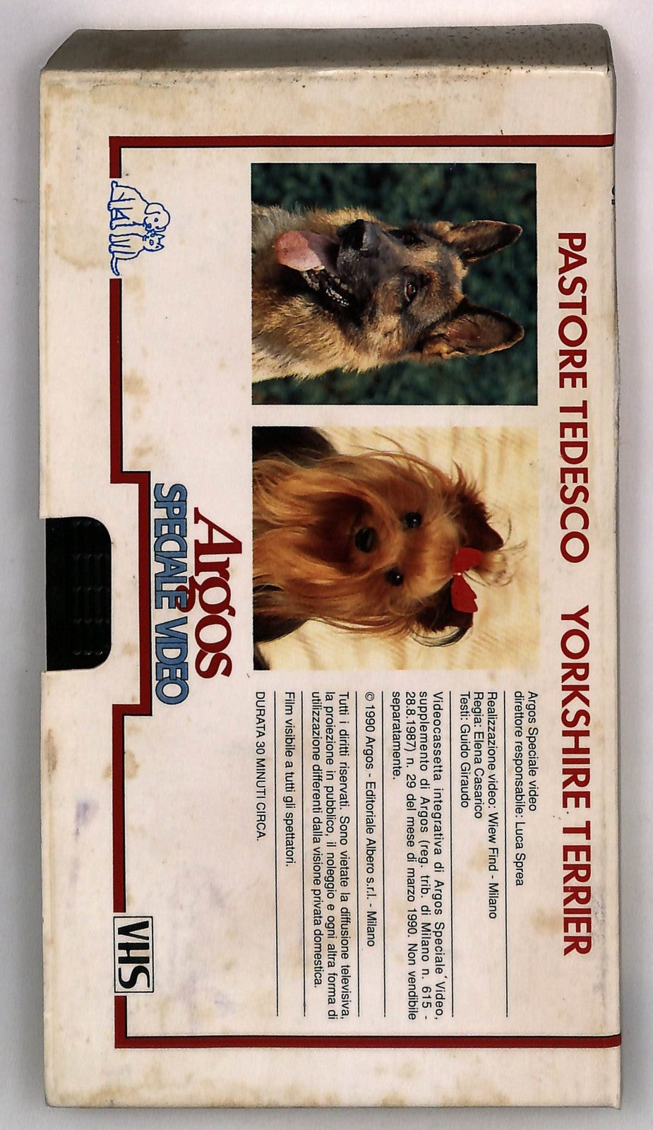 EBOND Yorkshire Terrier Pastore Tedesco Argos Speciale Video Royal VHS VH005020