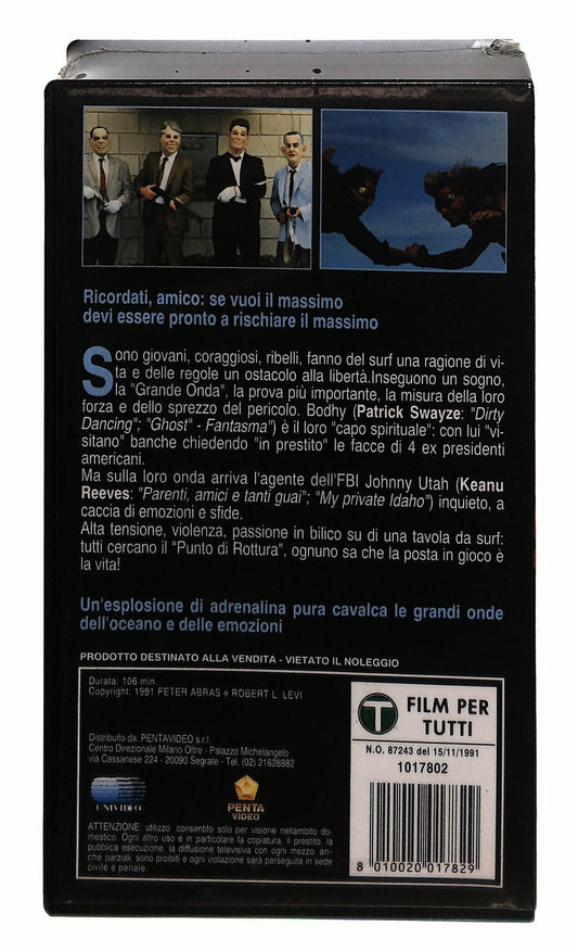 EBOND Point Break Penta VHS VH005331