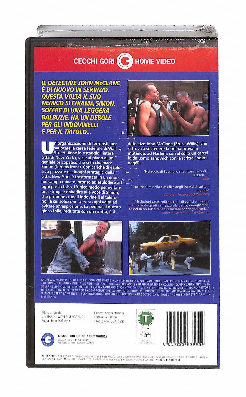 EBOND Die Hard Duri a Morire Cecchi Gori Home Video VHS VH005366