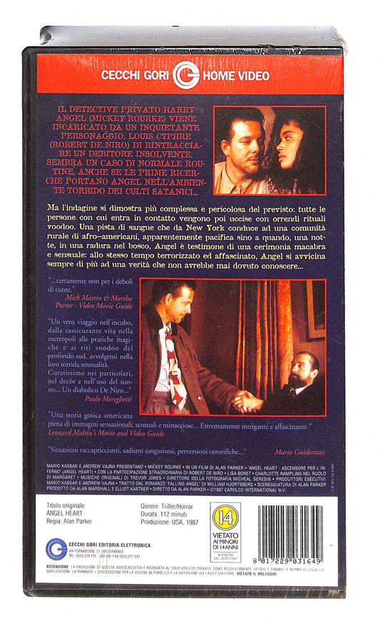 EBOND Angel Heart Ascensore Per l Inferno Cecchi Gori Home Video VHS VH005367