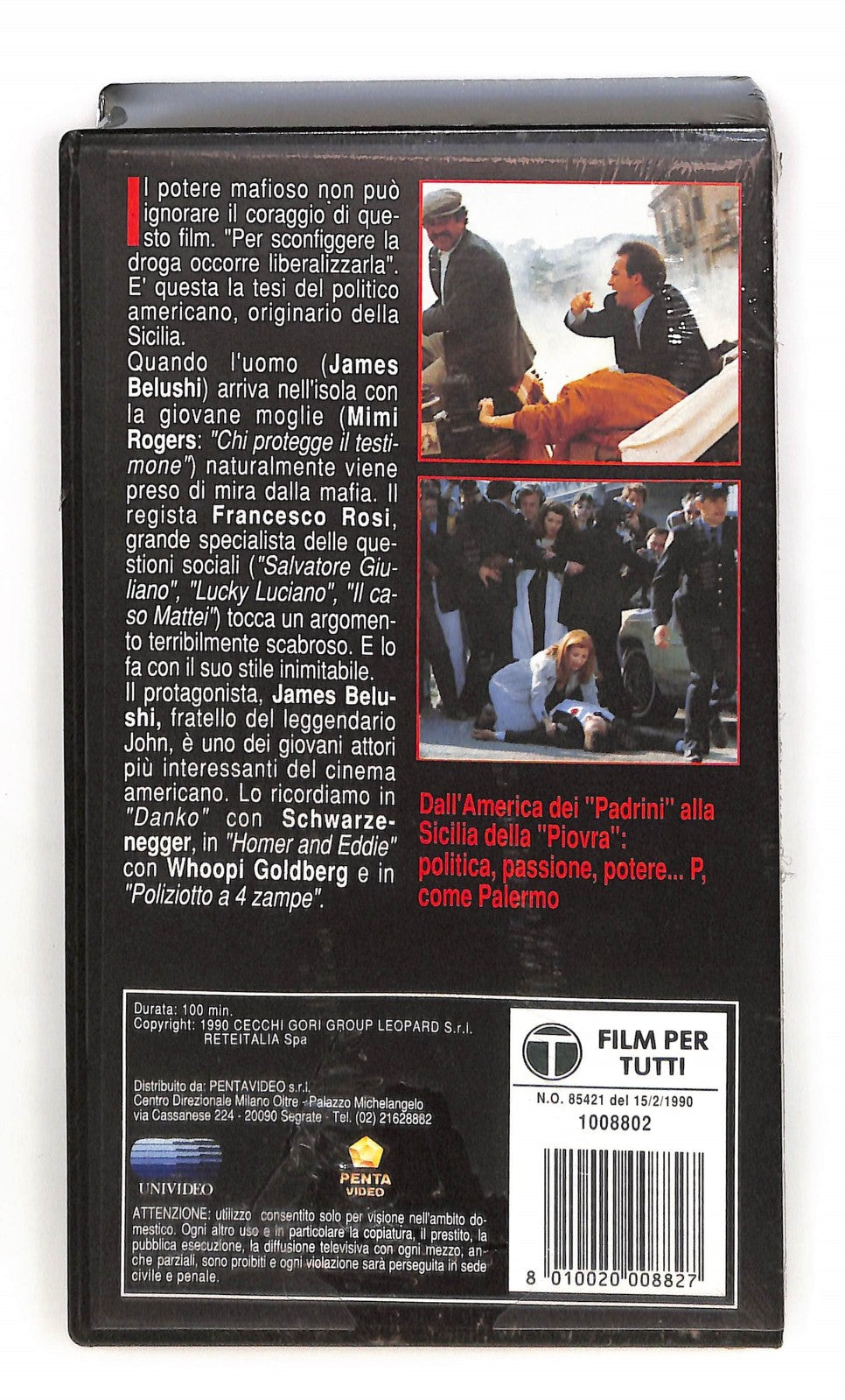 EBOND Dimenticare Palermo Penta Video VHS VH005379