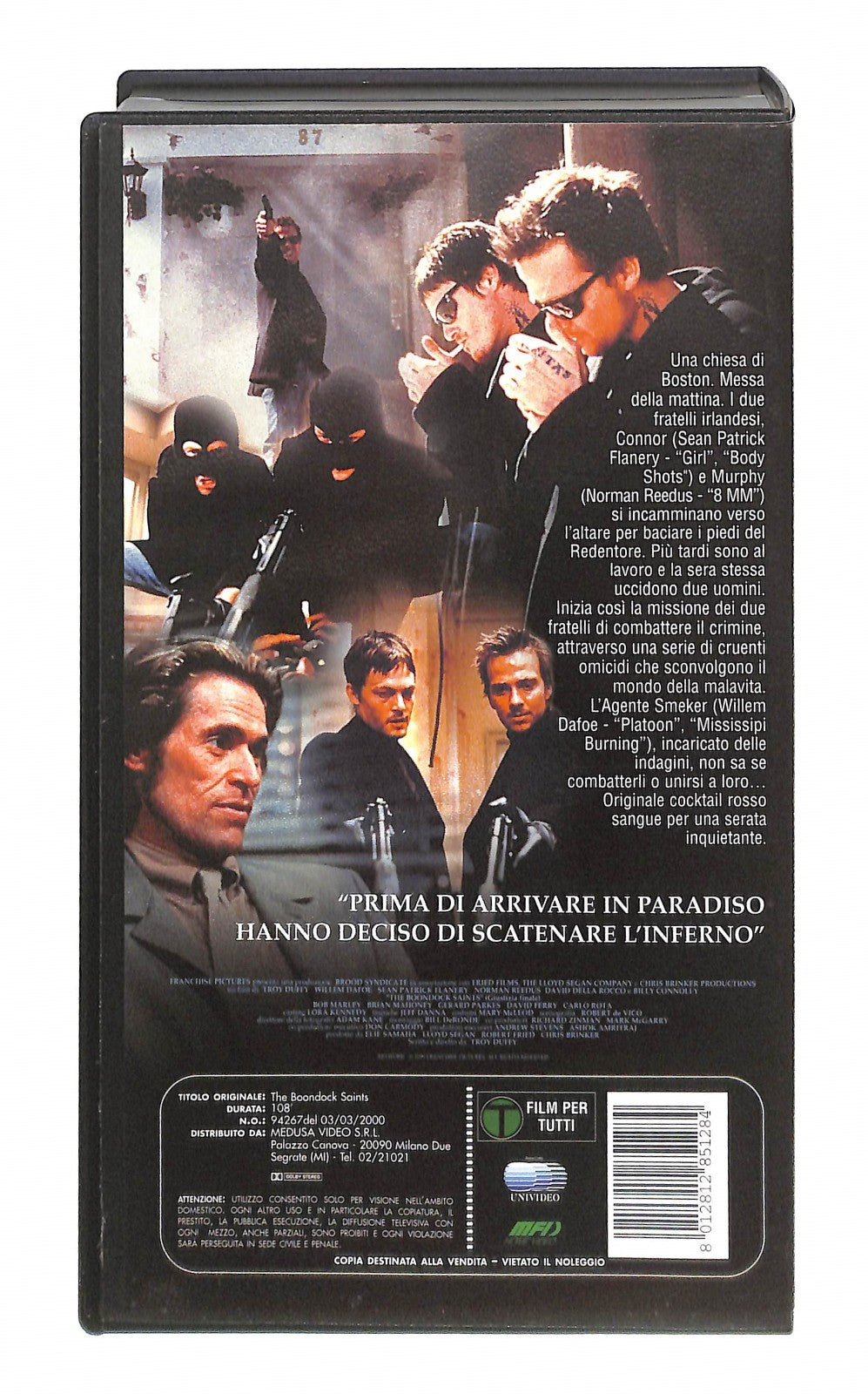 EBOND The Boondock Saints Giustizia Finale Mfd Medusa VHS VH005406