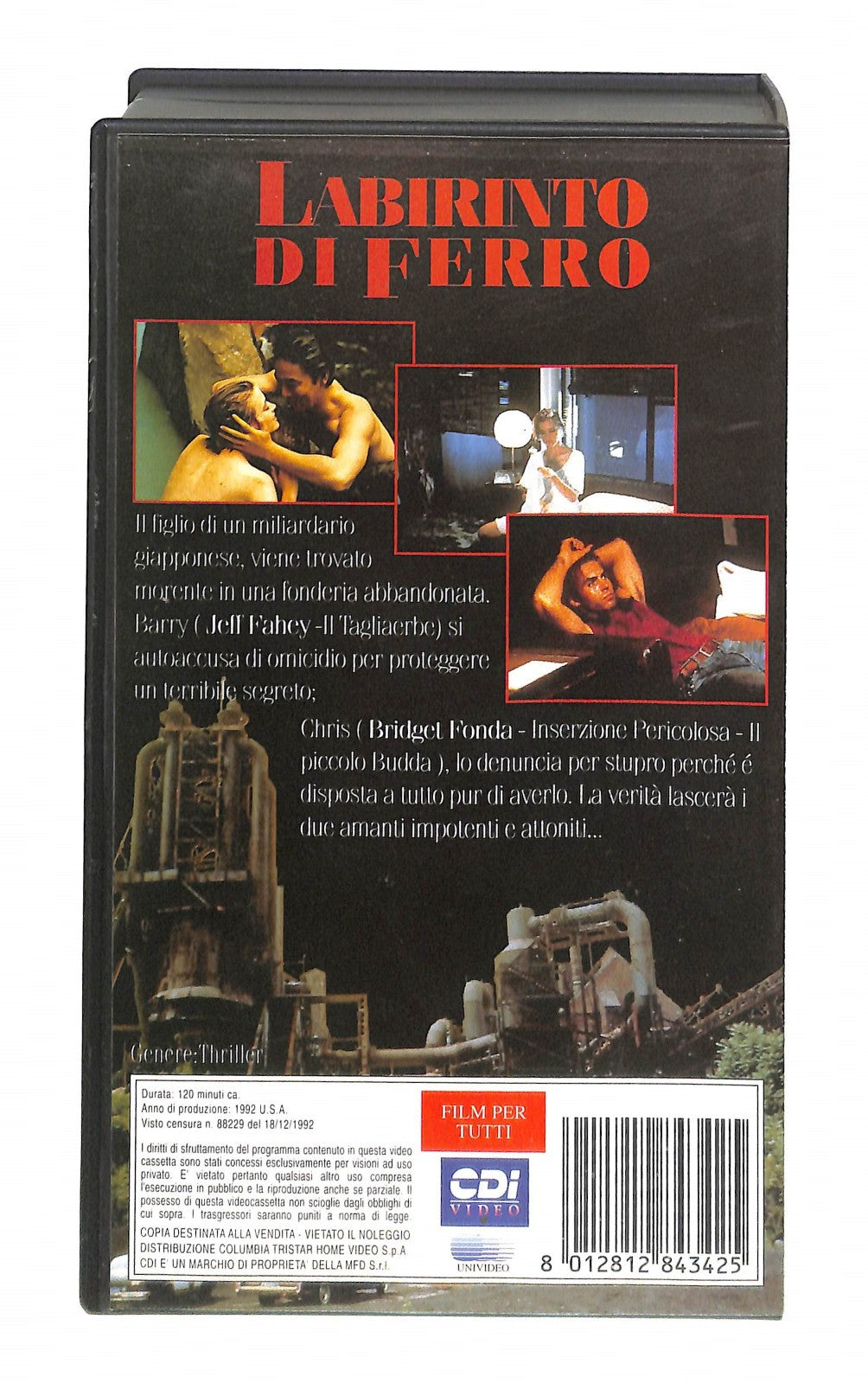 EBOND Labirinto Di Ferroi Video VHS VH005413