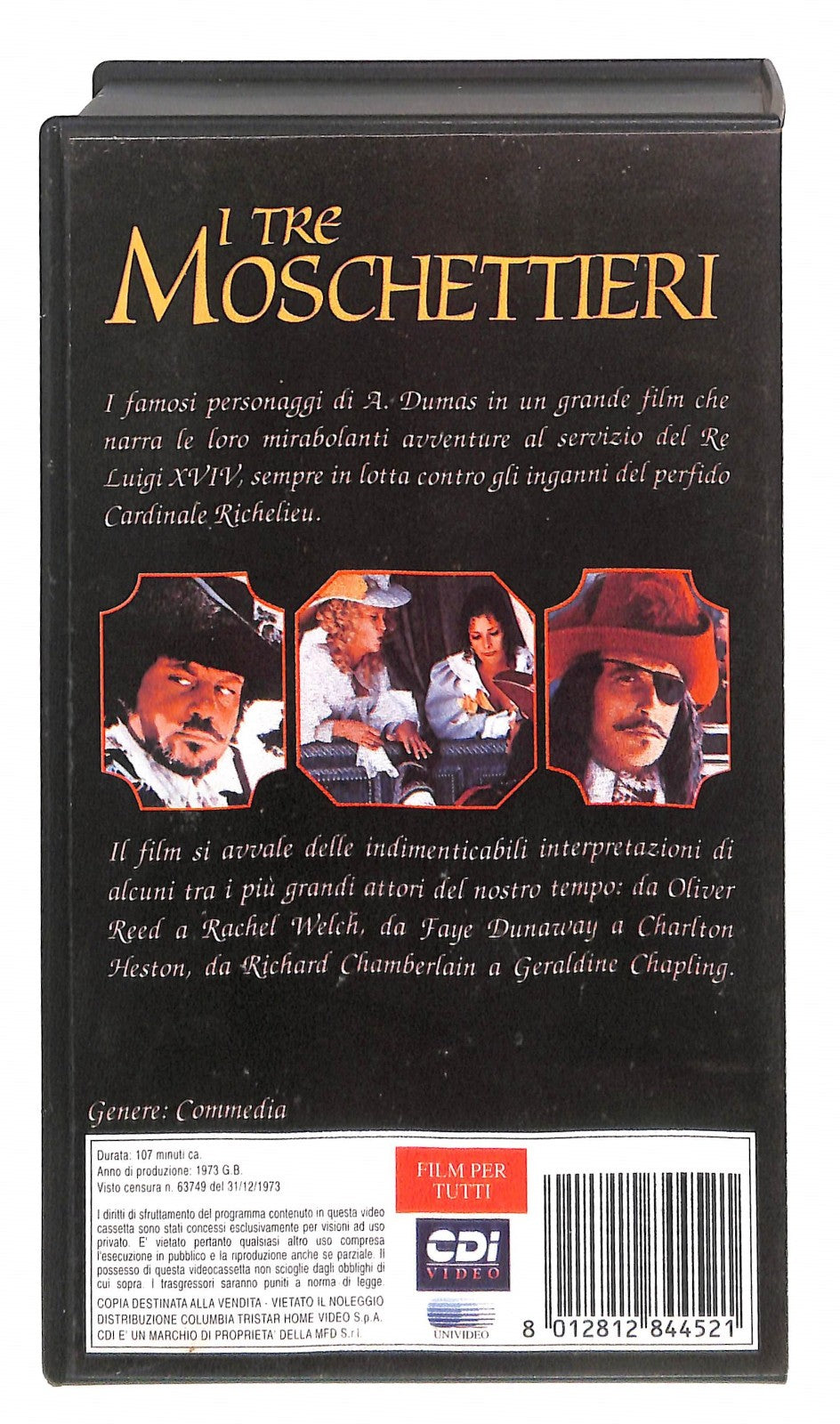 EBOND I Tre Moschettierii VHS VH005414