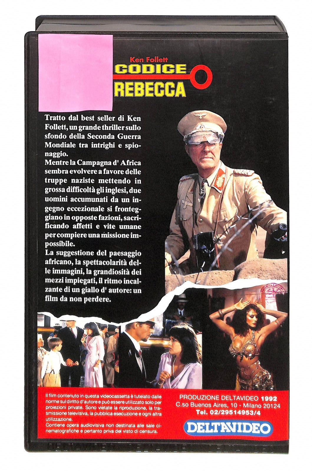 EBOND Codice Rebecca Deltavideo VHS VH005421