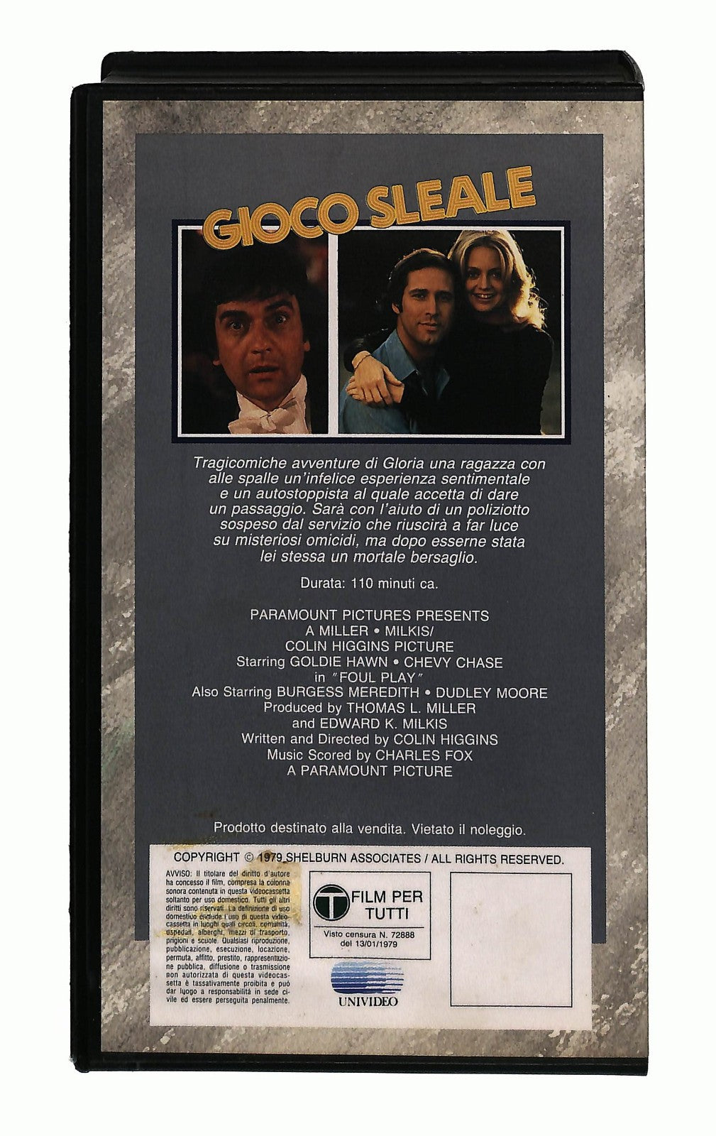 EBOND Gioco Sleale Paramount Cic VHS VH005466