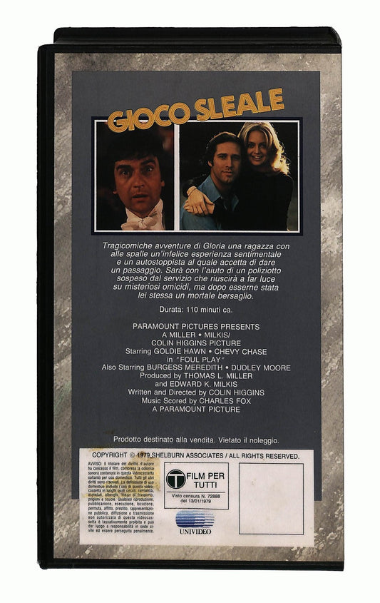 EBOND Gioco Sleale Paramount Cic VHS VH005466